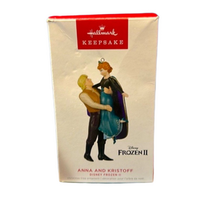 2022 Hallmark KEEPSAKE "ANNA AND KRISTOFF" DISNEY FROZEN II Tree Ornament NIB